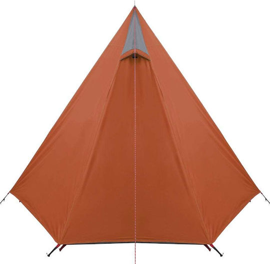 vidaXL Summer Camping Tent Grey For 3 People 190x200x170cm