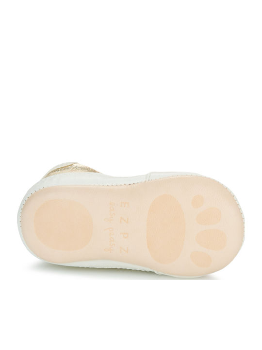 Easy Peasy Βρεφικά Sneakers Αγκαλιάς Χρυσά