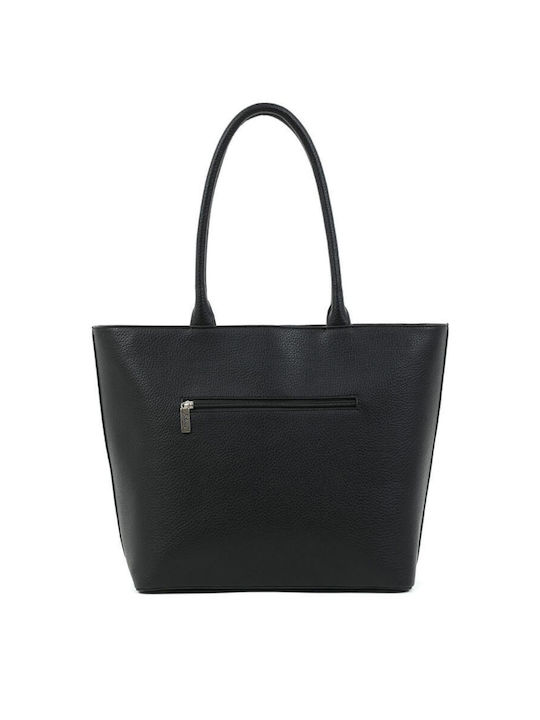 Doca Damen Tasche Schulter Schwarz