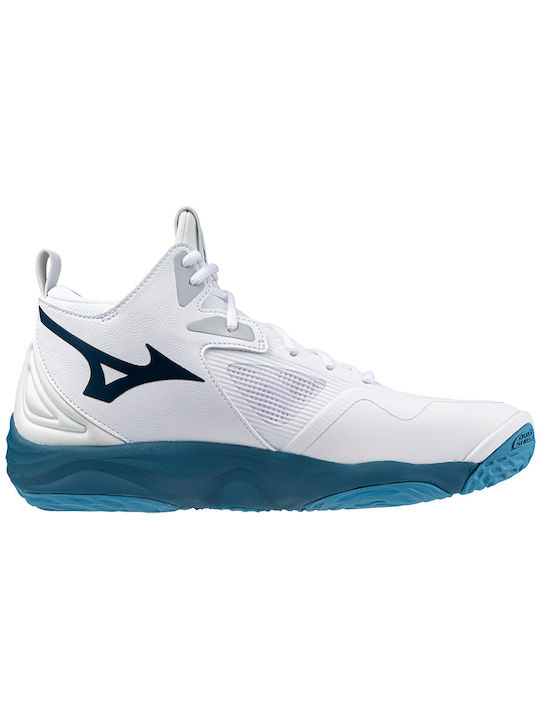 Mizuno Wave Momentum 3 Mid Sport Shoes White