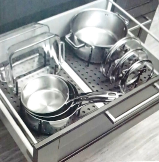 Plastic Grey Base for Pots & Pans