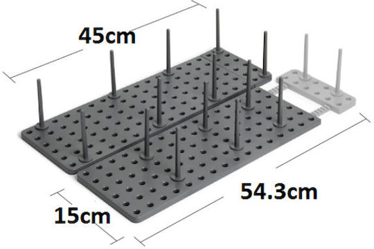 Suport Pentru Oale Și Tigăi Din Plastic Gri