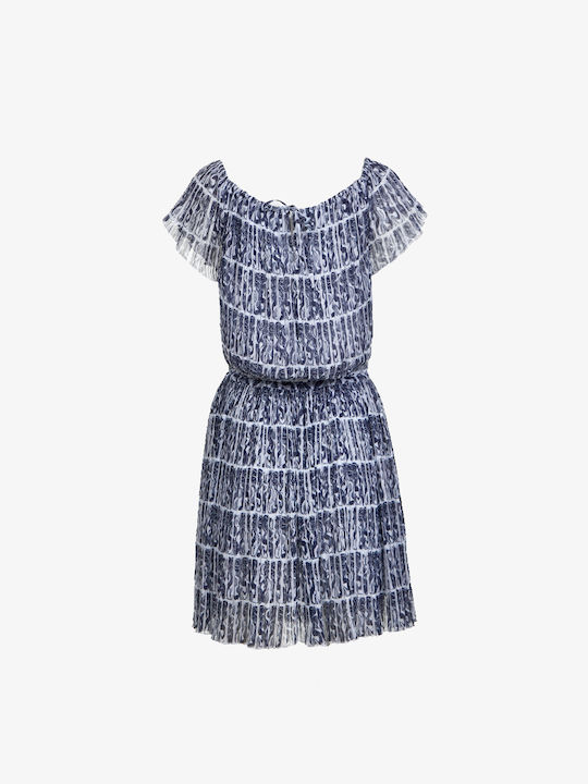 Kenzo Sommer Mini Kleid Blau