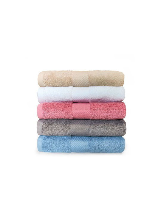 Nef-Nef Homeware 3pc Bath Towel Set Delight White Weight 500gr/m²