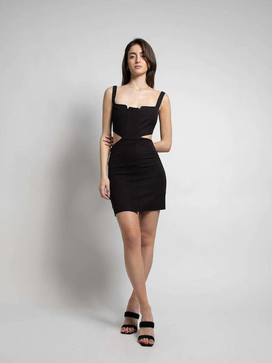 Fashioncore Mini Rochie de Seară Black