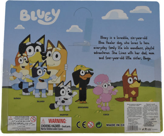 Miniatur-Spaßspielzeug Bluey