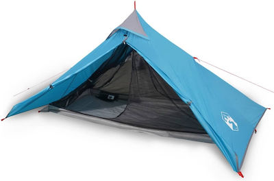 vidaXL Camping Tent Blue for 1 People 119x153x130cm