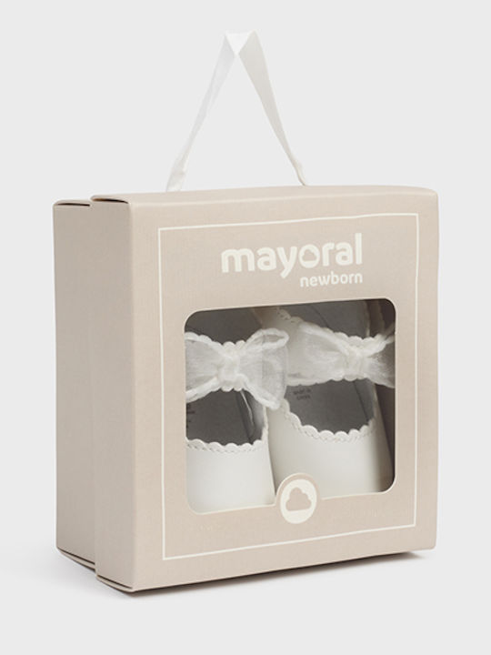 Mayoral Baby Ballerinas White