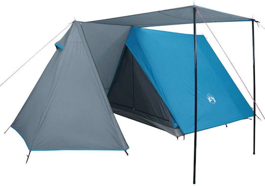 vidaXL Καλοκαιρινή Σκηνή Camping Μπλε για 3 Άτομα 170x220x170εκ.