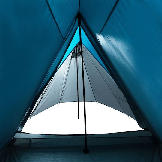 vidaXL Καλοκαιρινή Σκηνή Camping Μπλε για 3 Άτομα 170x220x170εκ.