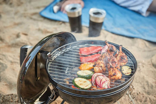 Napoleon Kettle Nk14k Portable Charcoal Grill Kettle with Lid 34cmx34cm