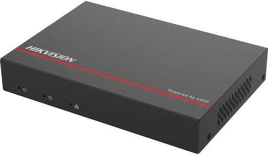 Hikvision Înregistrare video NVR 4 canale cu rezoluție Full HD+ DS-E04NI-Q1/4P