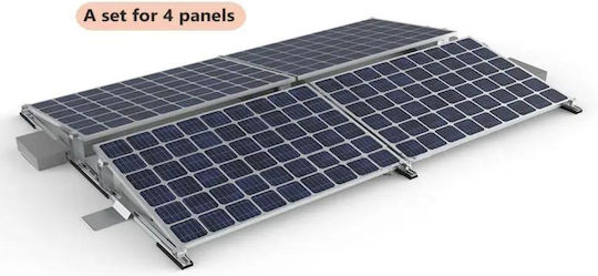 Photovoltaic Mount 2x2 51 Pieces 4 Panels Total Without Drilling