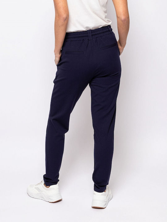 Heavy Tools Women's Fabric Trousers Navy