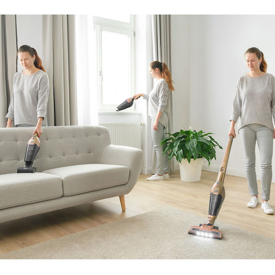 Sencor Rechargeable 2 in 1 Stick & Handheld Vacuum 21.6V Gold SVC 0606GD
