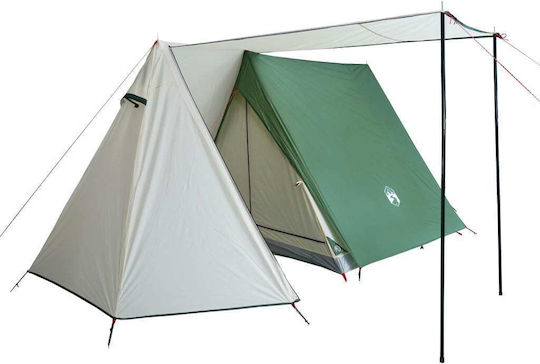 vidaXL Summer Camping Tent Green For 3 People 190x200x170cm