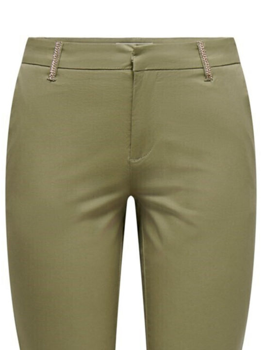 Only Femei Pantaloni Chino light khaki