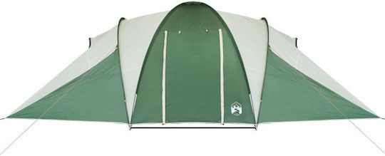 vidaXL Summer Camping Tent Tunnel Green for 6 People 150x238x193cm