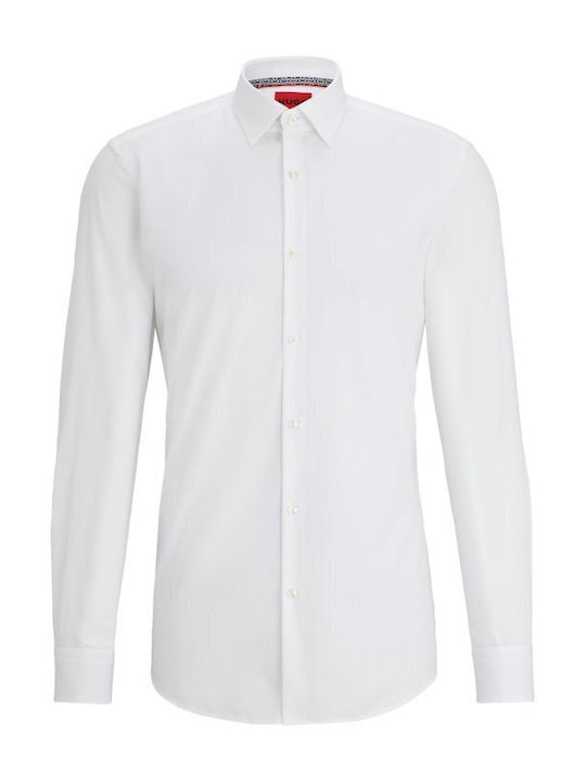 Hugo Boss Men's Shirt Long Sleeve White