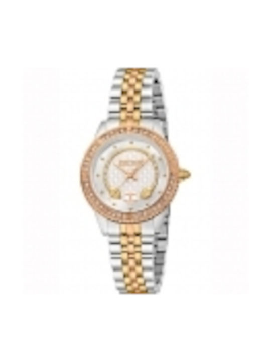 Just Cavalli Watch with Silver Metal Bracelet