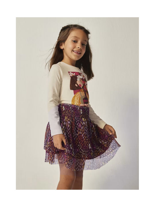 Mayoral Kids Skirt Purple