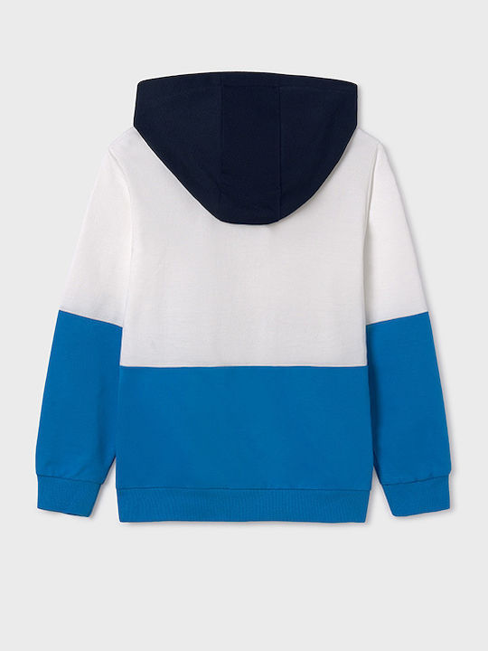 Kids Sweatshirt with Hood and Pockets Turquoise