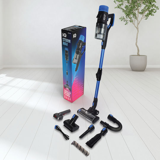 IQ Storm Max Rechargeable 2 in 1 Stick & Handheld Vacuum 37V Blue