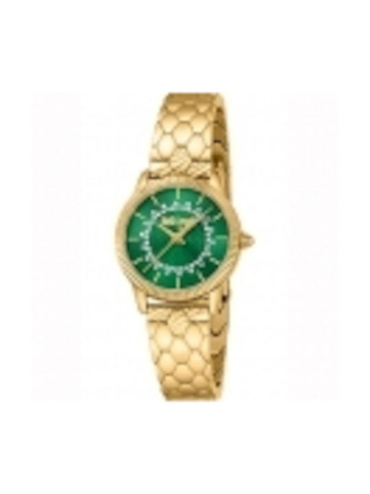 Just Cavalli Uhr mit Gold Metallarmband