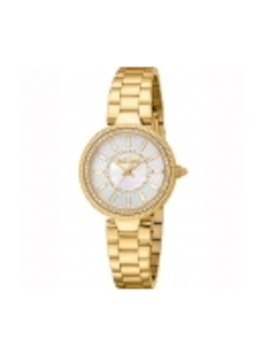 Just Cavalli Watch with Gold Metal Bracelet