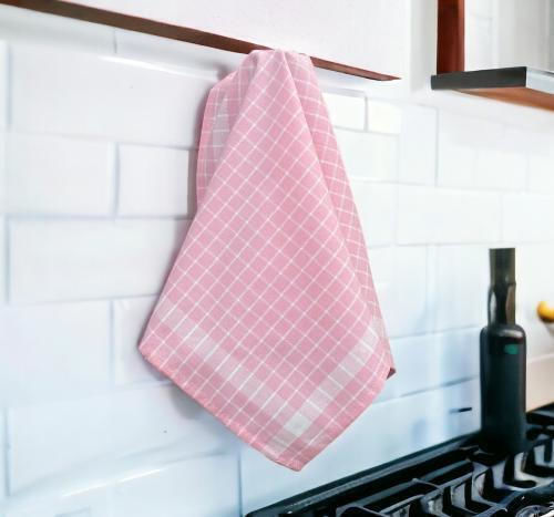 Linea Home Πετσέτα Κουζίνας από 100% Βαμβάκι σε Ροζ Χρώμα 50x70cm Linea Home Πετσέτα Κουζίνας από 100% Βαμβάκι σε Ροζ Χρώμα 50x70cm