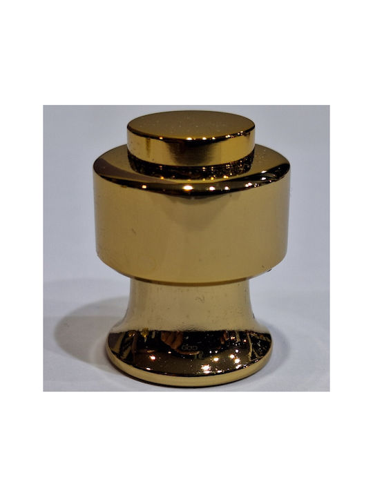 Eurofer Knob Furniture made of Metallic Gold-glossy 11793-000-BRZ2 1pcs