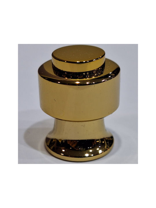Eurofer Knob Furniture made of Metallic Gold-glossy 11793-000-BRZ2 1pcs