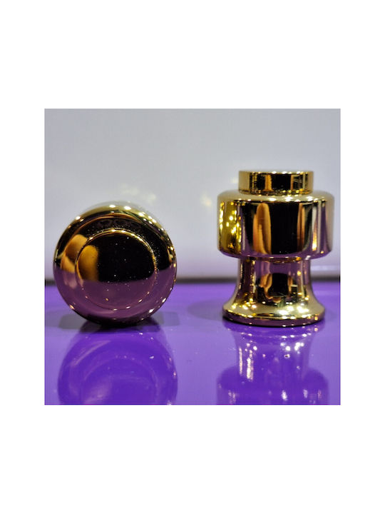 Eurofer Knob Furniture made of Metallic Gold-glossy 11793-000-BRZ2 1pcs