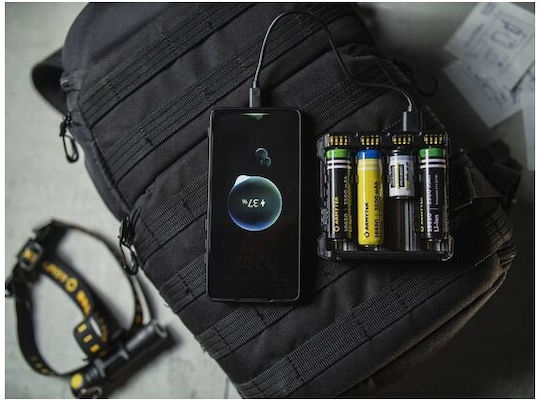 Armytek Handy C4 Pro USB Charger 4 Batteries Ni-MH Size AA