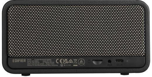 Edifier MP230 Retro Bluetooth Speaker 20W with Battery Life up to 10 hours Retro Black