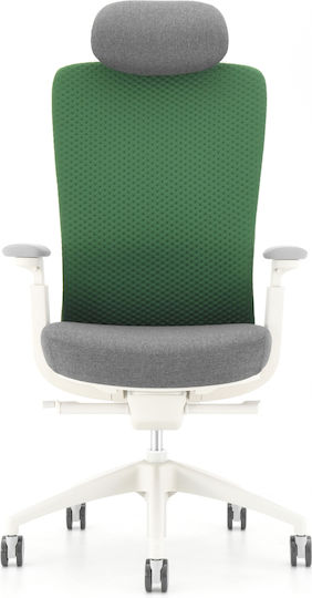 ErgoAction Action Chair Lux Office Chair with Adjustable Arms Green