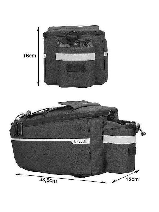 Gepäckträgertasche Schwarz