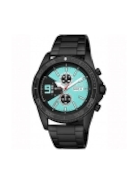 Just Cavalli Uhr Batterie mit Schwarz Metallarmband