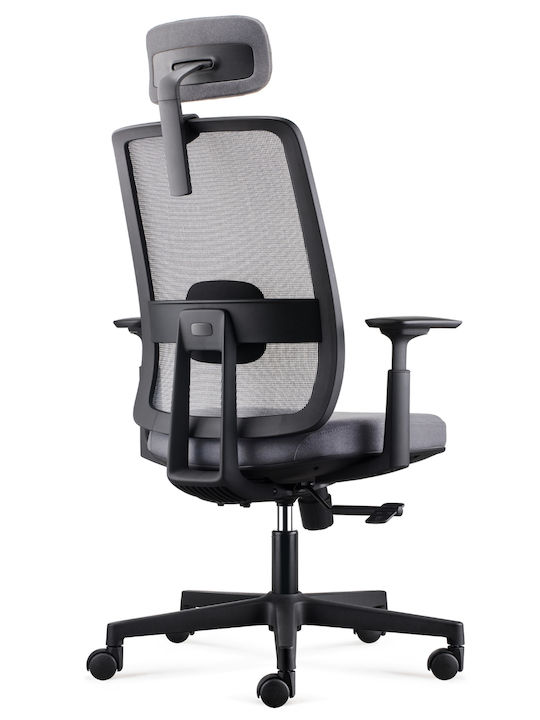 ErgoAction Active Plus Bürostuhl mit Einstellbaren Armen in Grau