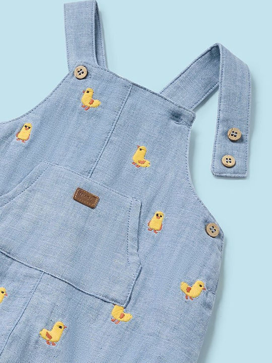 Mayoral Set Onesie With Salopeta Yellow 2 Pieces