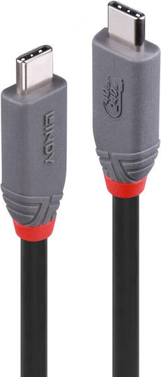 Lindy USB 2.0 Cable USB-C male - USB-C 240W PD Μαύρο 1m