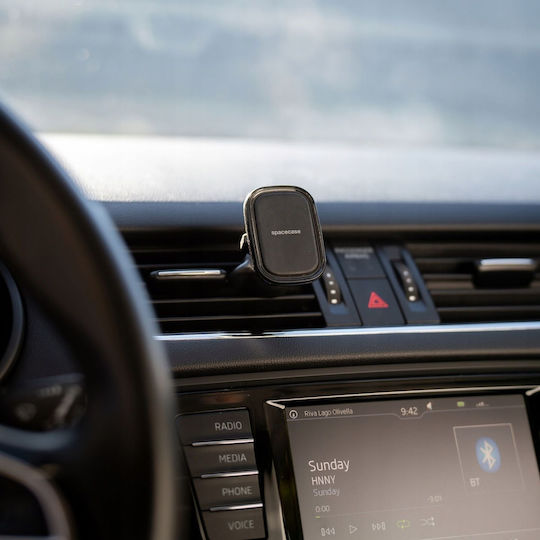 Spacecase Sc08 Magnetic Air Vent Car Holder - Магнитен държач за мобилни телефони / смартфони във вентилационната система на автомобила - черен (5905719039011) 118787
