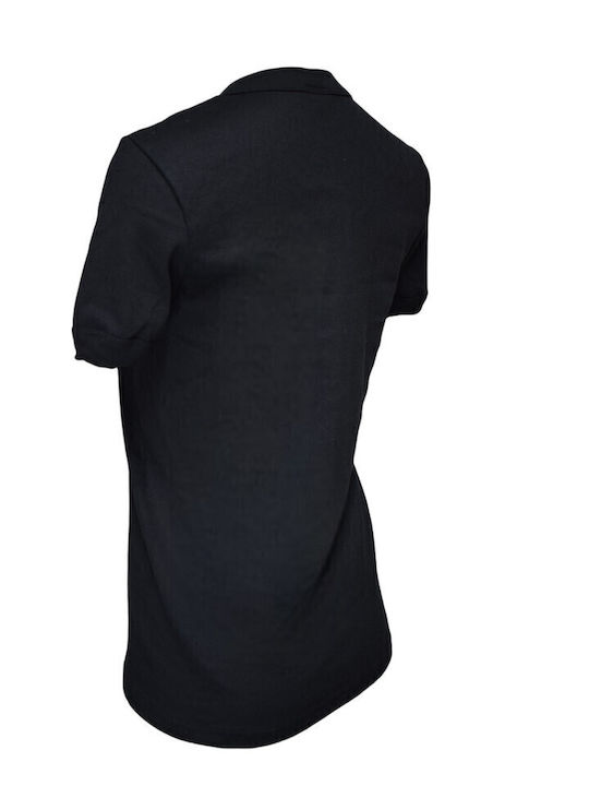 Men's Undershirt Short-sleeved in Black Color