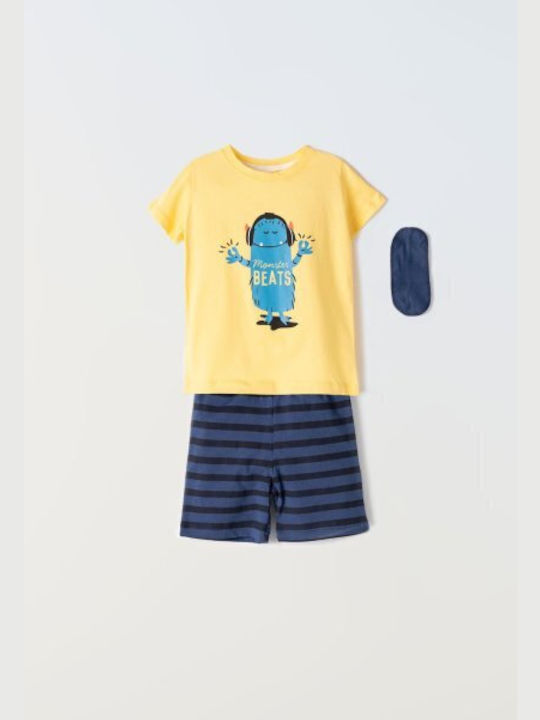 Hashtag Pijama pentru copii De bumbac YELLOW