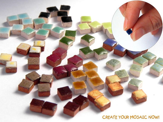 Alea Mosaic Diy Art Kit Square Mosaic With Authentic Mosaics 20x20cm New York 204030 New