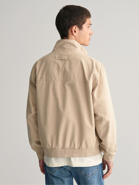 Gant Herren Winter Jacke Lässig Beige