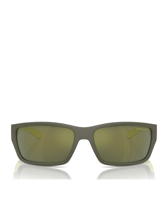 Arnette Unisex Sunglasses with Green Plastic Frame and Green Lens AN4336 28546R