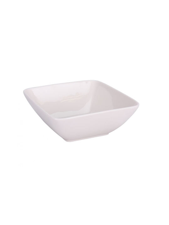 Siaki Collection Μπωλ Σερβιρίσματος Στρογγυλό Λευκό με Διάμετρο 15.5εκ.