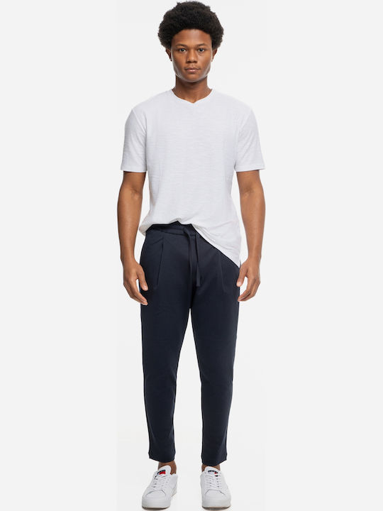 Jenoa Trousers Elastic Blue