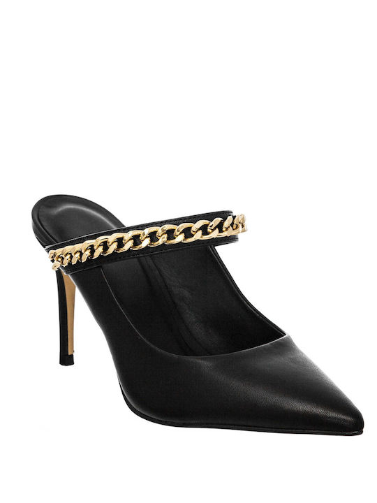 Carrano Leather Black Heels